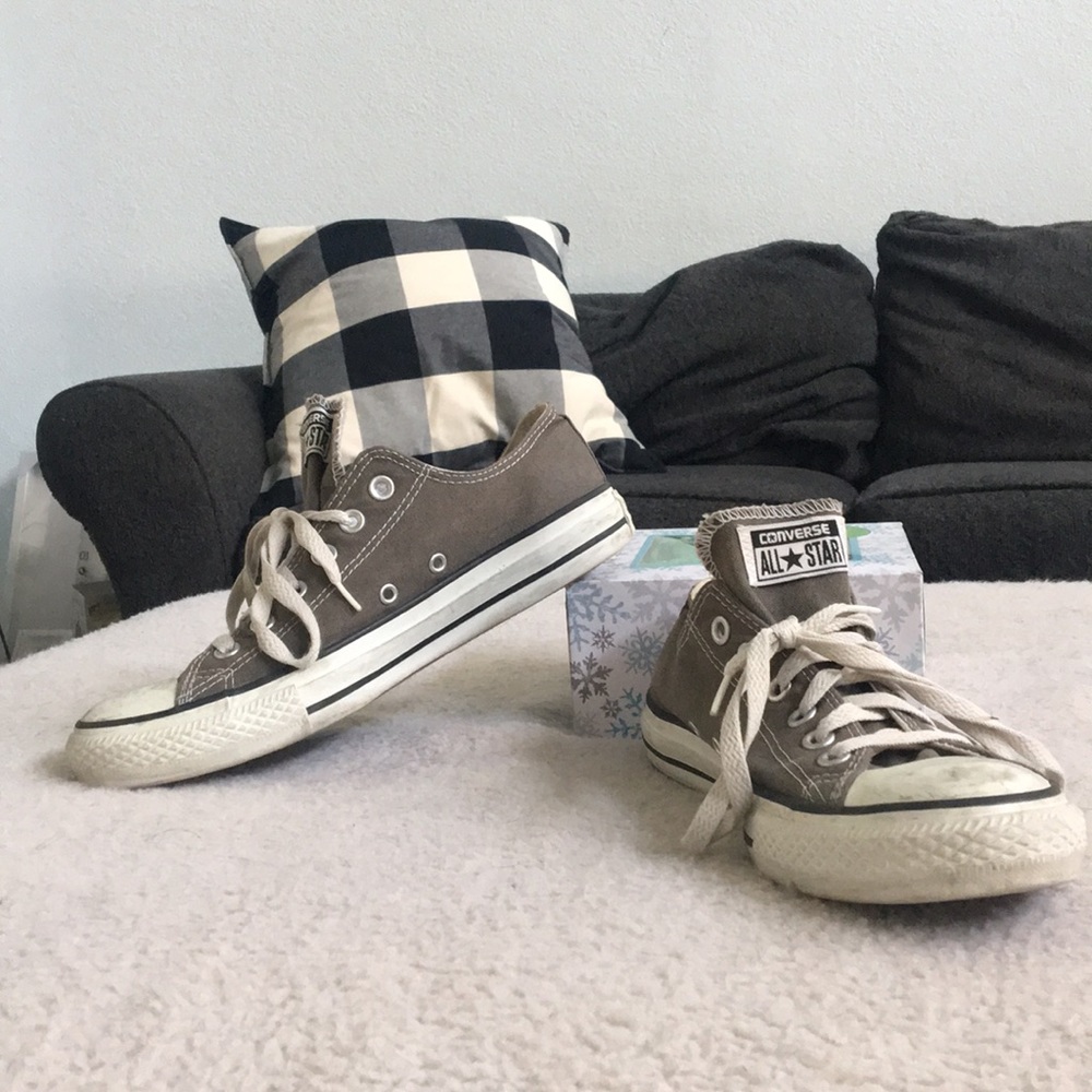 Gray Converse All Stars